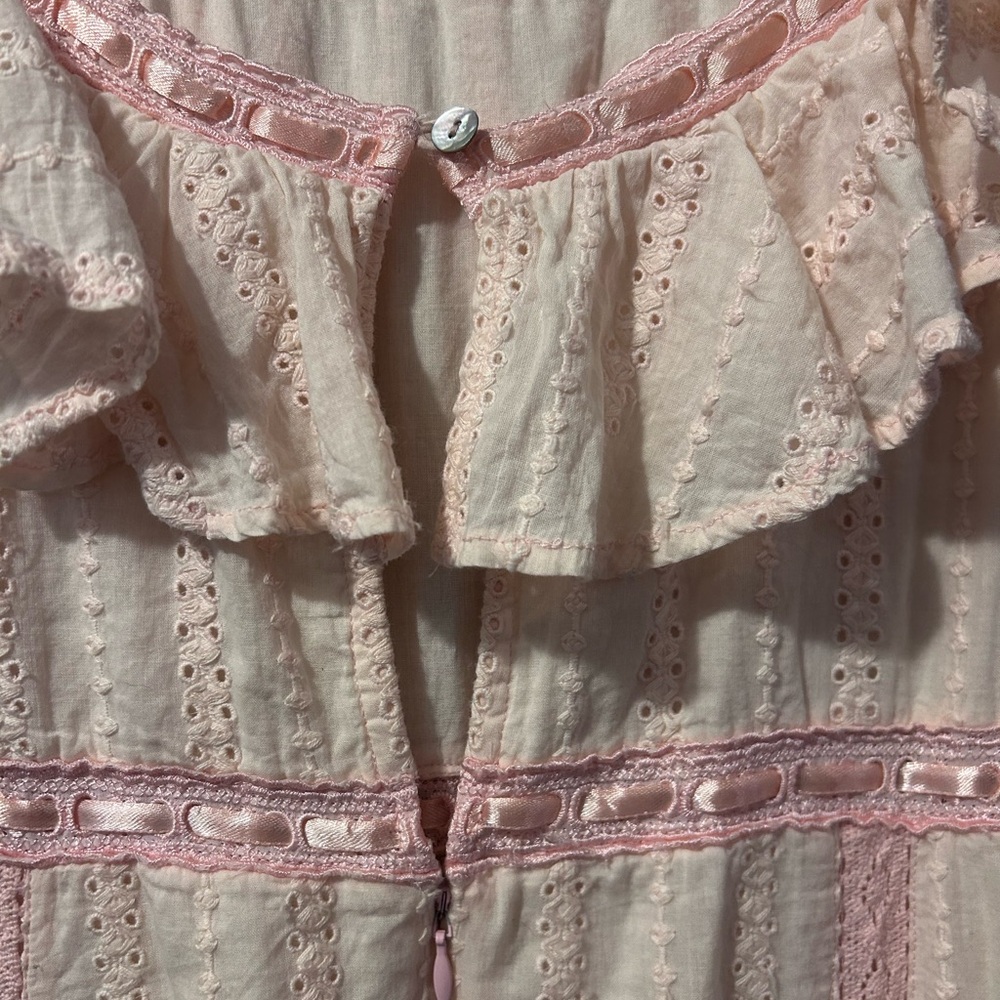 Tularosa peach and pink midi dress - Picture 3 of 9